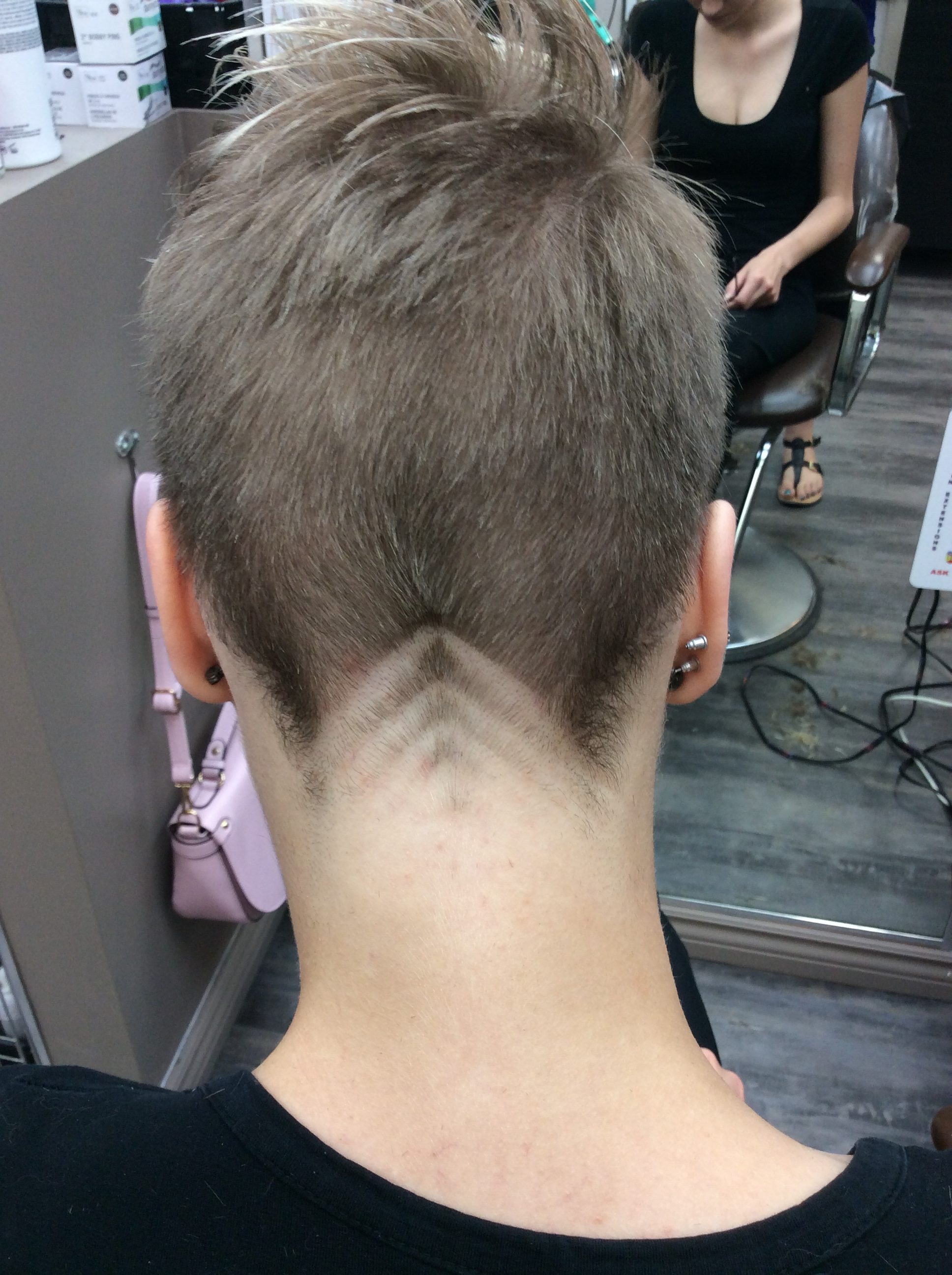 patterns on shaved head Saskatoon