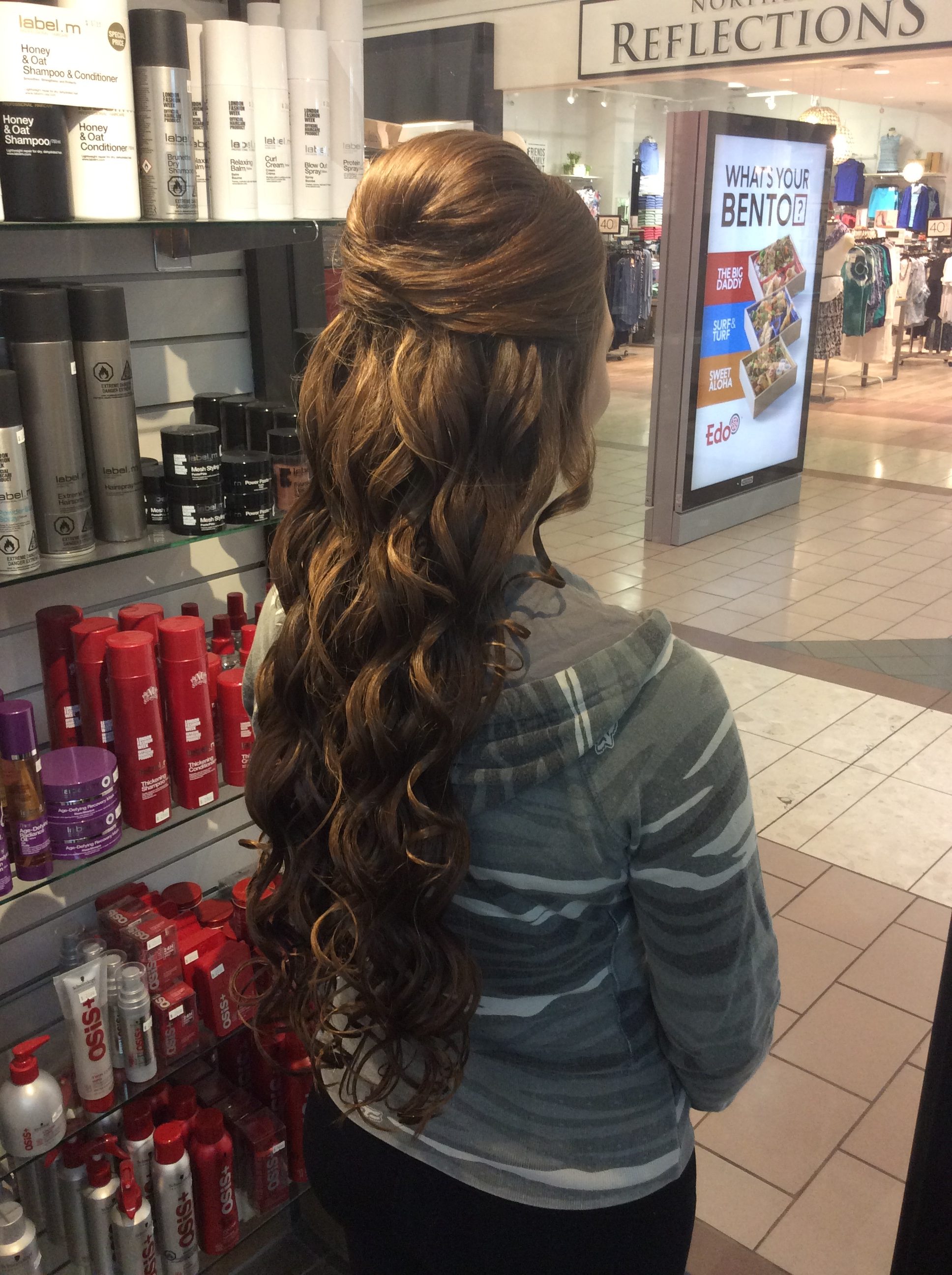 long hair style at hairstyle inn Saskatoon