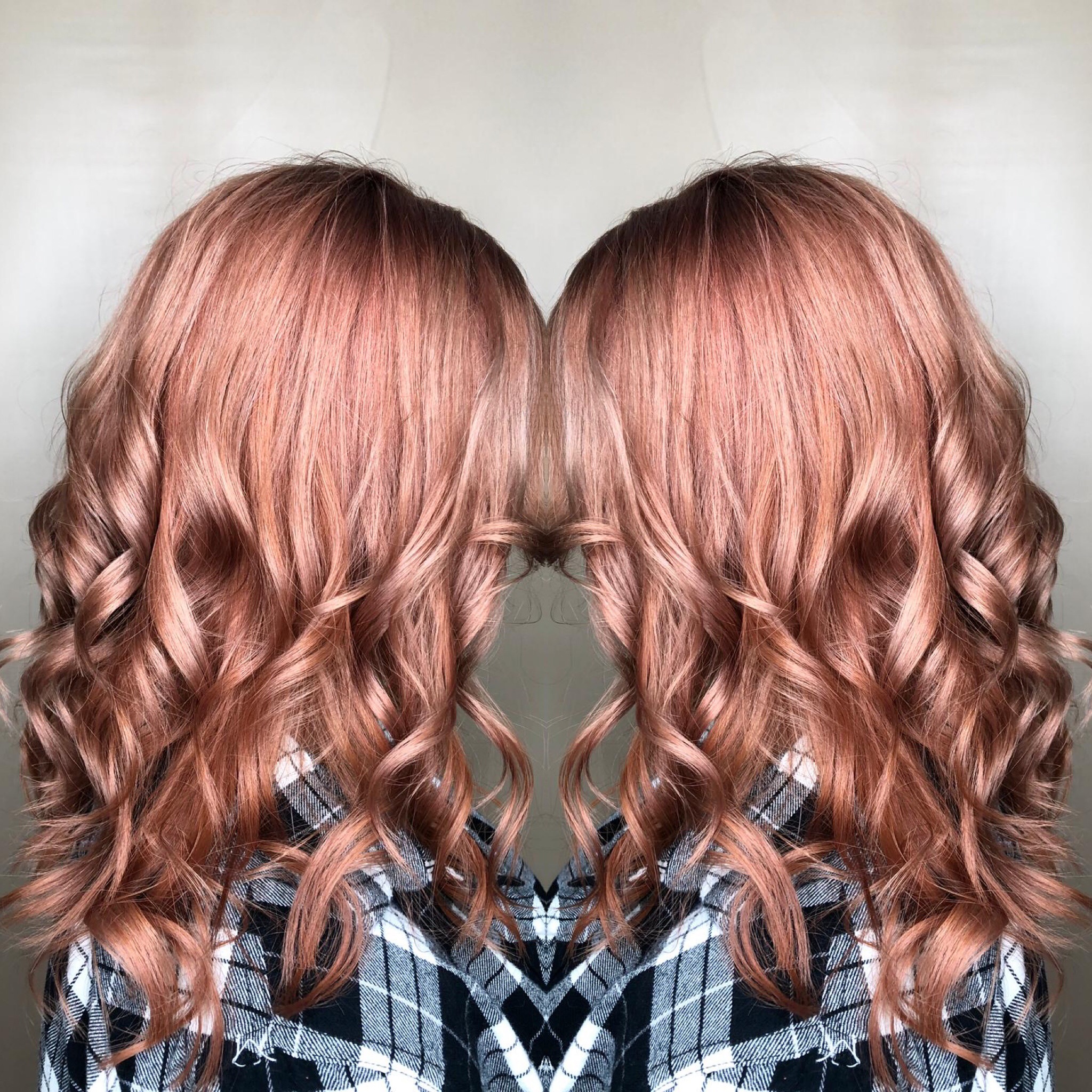Rose gold hair saskatoon